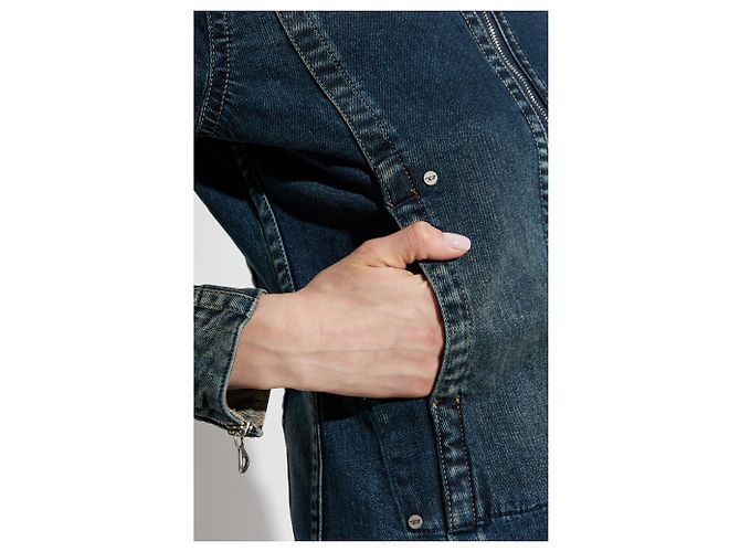 Diesel DE-ROMI-RE Kleid in Navy Denim - Ansicht 5