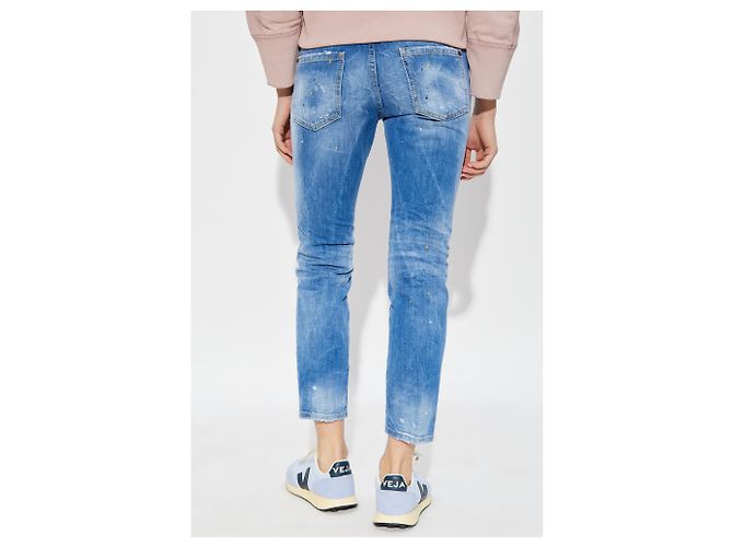 Vaqueros Slim Fit Cool Girl Dsquared2 Azules - vista 4