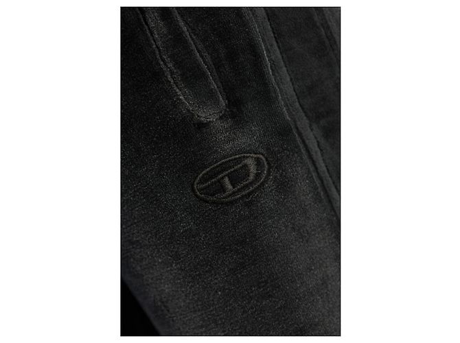 Diesel Jogginghose P-ELY-Q1 Schwarz Velours - Ansicht 5