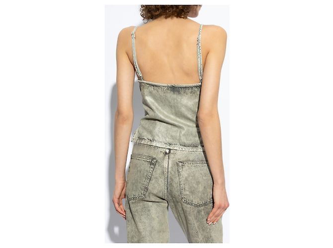 Diesel Top DE-FULSY-S Grau Baumwolle - Ansicht 4