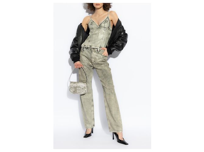 Diesel Top DE-FULSY-S Grau Baumwolle - Ansicht 2