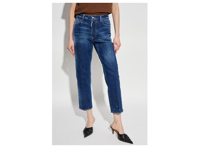 Jeans Boston Dsquared2 Azul Marino Algodón - vista 3