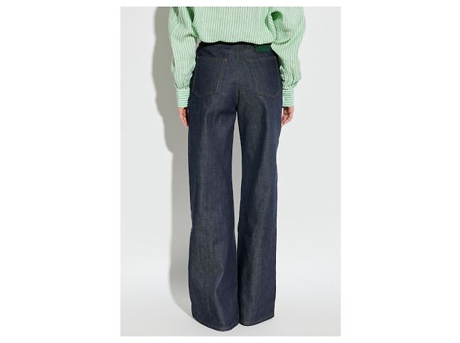 Jeans Bootcut a Vita Alta Lacoste Blu Navy - vista 4