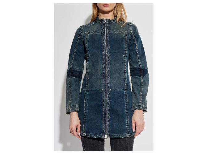 Diesel DE-ROMI-RE Kleid in Navy Denim - Ansicht 3