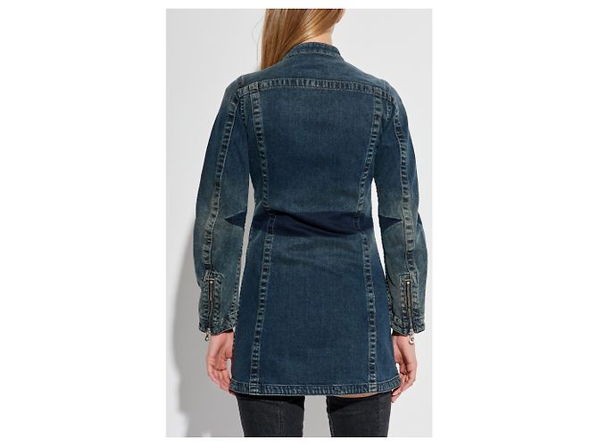 Diesel DE-ROMI-RE Kleid in Navy Denim - Ansicht 4
