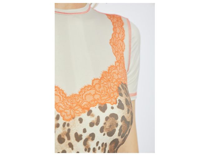 Vestido midi D-ILE Diesel con estampado animal - vista 5