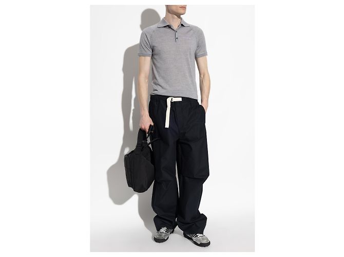 Dsquared2 Logo Polo Grey Wool - view 2