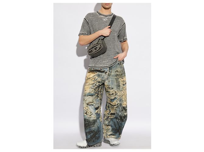 Diesel T-Shirt T-BOXT-PAK Grau Baumwolle - Ansicht 2