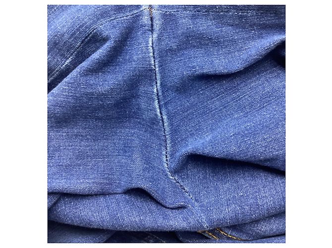 Autre Marque Mono vaquero Palazzo Wide-Leg ME + EM en algodón azul - vista 5