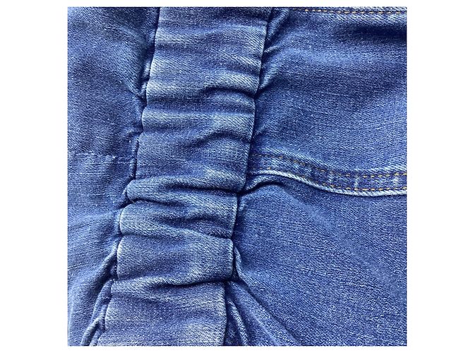 Autre Marque Mono vaquero Palazzo Wide-Leg ME + EM en algodón azul - vista 6