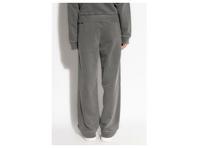 Pantalones de chándal anchos Dsquared2 grises de algodón - vista 4