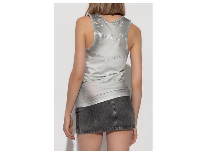 Top T-ANNY Diesel Grigio Cotone - vista 4