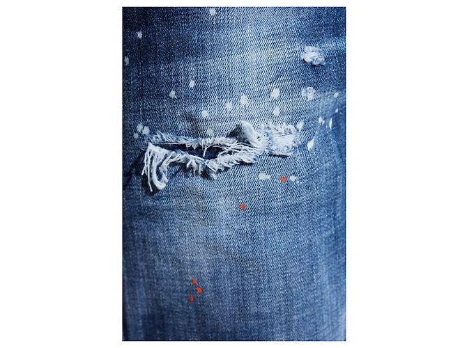 Jeans Boston Dsquared2 Blu Taglio Loose Boyfriend - vista 5