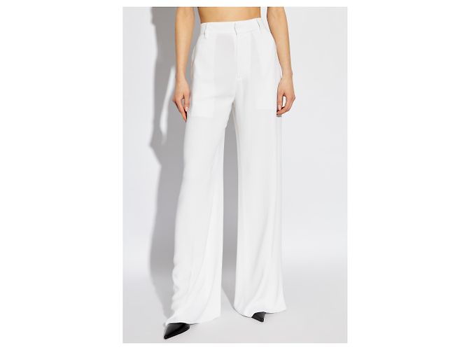 Dsquared2 Pantaloni a gamba larga plissettati - vista 3
