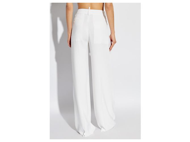 Dsquared2 Pantaloni a gamba larga plissettati - vista 4