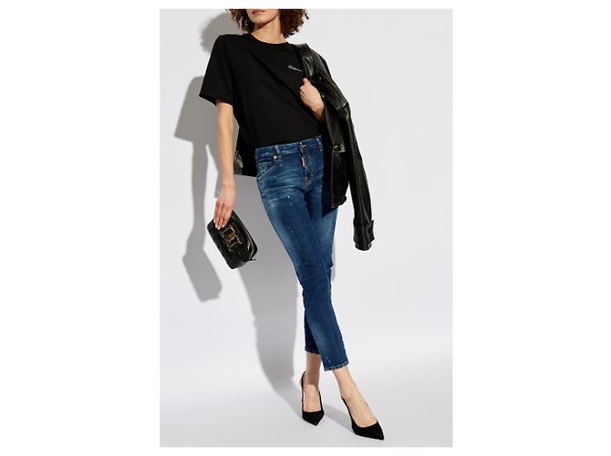 Jeans Skinny Cool Girl Dsquared2 Azul Marino - vista 2