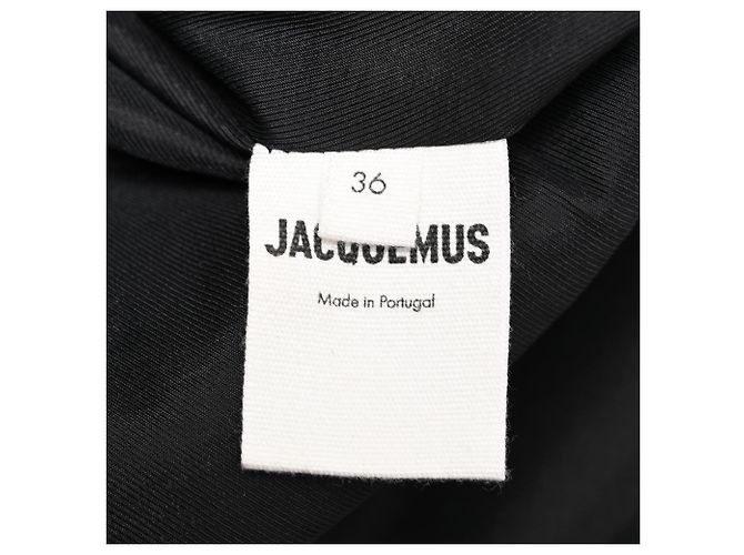 Jacquemus La Veste Filu Blazer en lana negra - vista 6