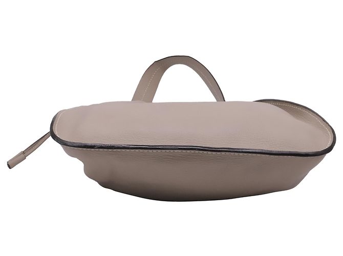 Bolsa de Ombro com Cordão Bally com Bolsa em Couro Bege - vista 5