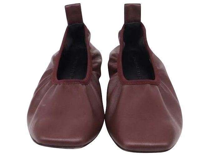 Ballerine Aeyde Dex in pelle di vitello nappa burgundy - vista 2