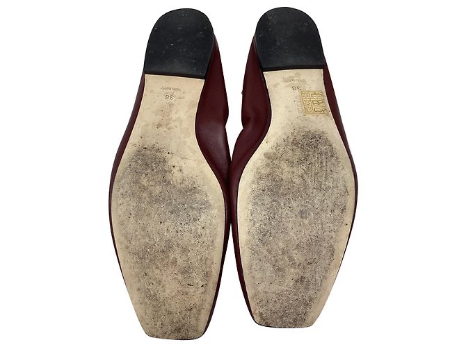 Ballerine Aeyde Dex in pelle di vitello nappa burgundy - vista 6
