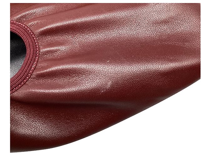 Ballerine Aeyde Dex in pelle di vitello nappa burgundy - vista 7