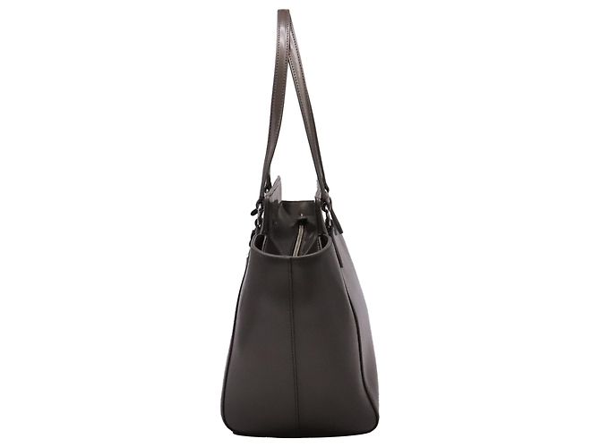 Bolsa de ombro Lauren Ralph Lauren em couro castanho - vista 3