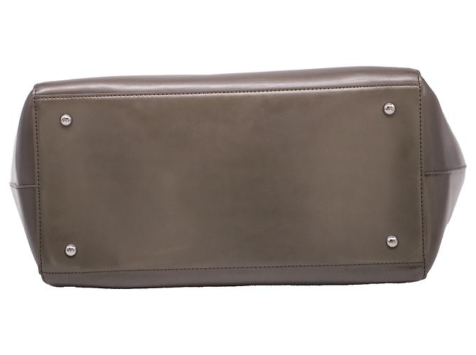 Bolsa de ombro Lauren Ralph Lauren em couro castanho - vista 5