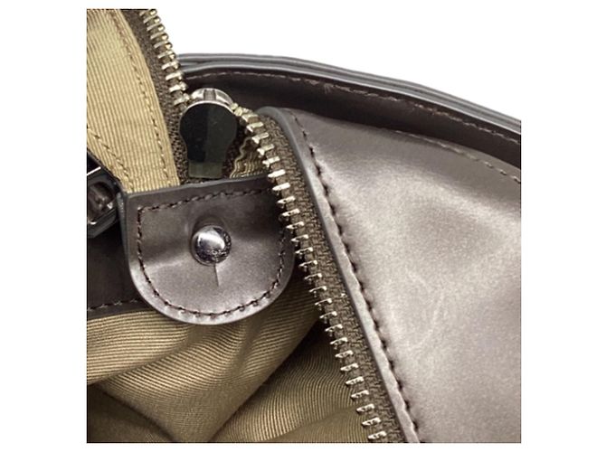 Bolsa de ombro Lauren Ralph Lauren em couro castanho - vista 6