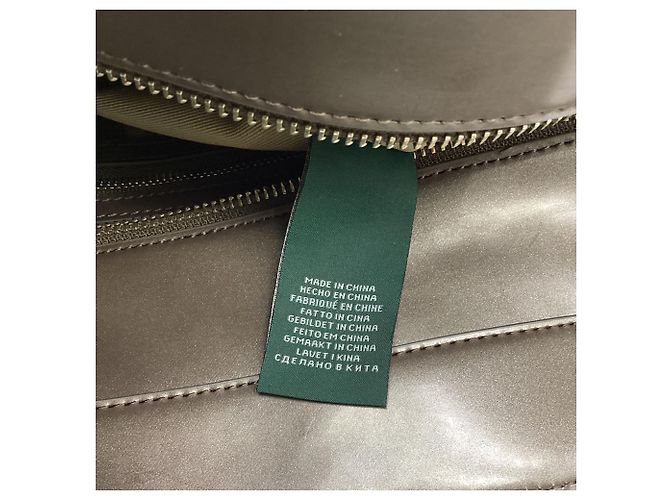 Bolsa de ombro Lauren Ralph Lauren em couro castanho - vista 8