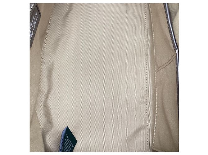 Bolsa de ombro Lauren Ralph Lauren em couro castanho - vista 9