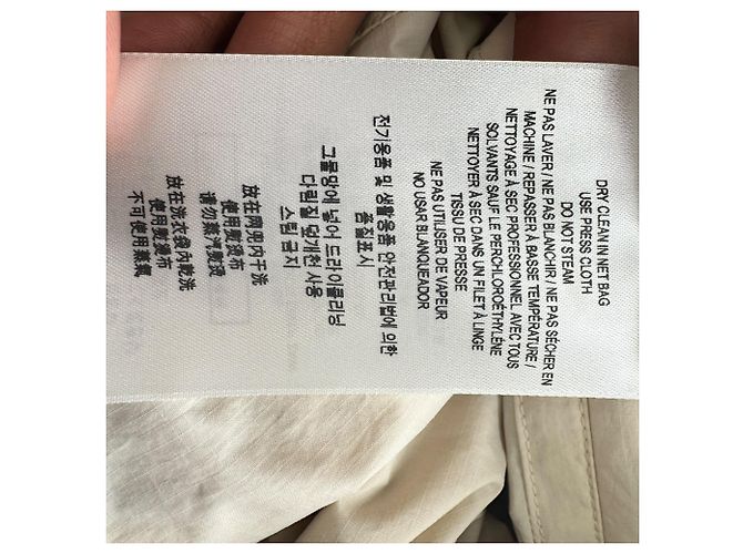 Burberry London Light Layer Windbreaker aus beigem Polyamid - Ansicht 13