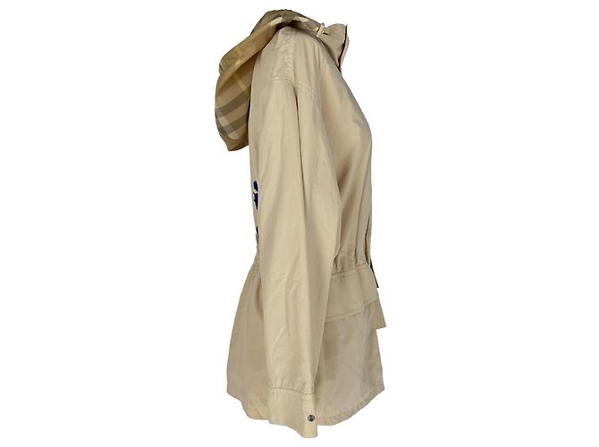 Burberry London Light Layer Windbreaker aus beigem Polyamid - Ansicht 2