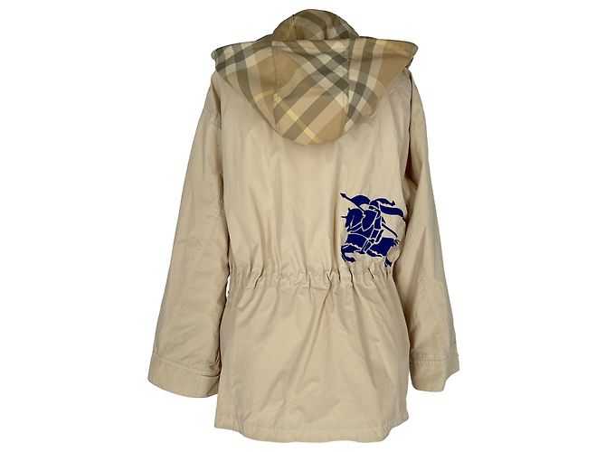 Burberry London Light Layer Windbreaker aus beigem Polyamid - Ansicht 3