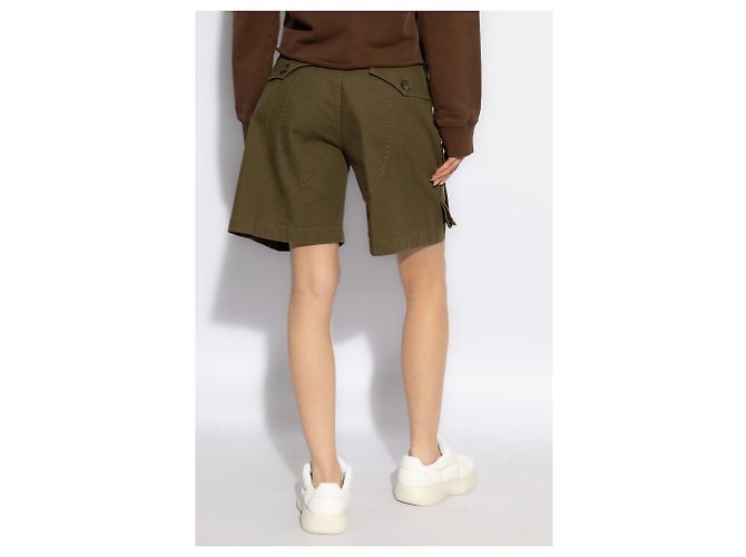 Pantalones Cortos Logo Dsquared2 Verdes Algodón - vista 4