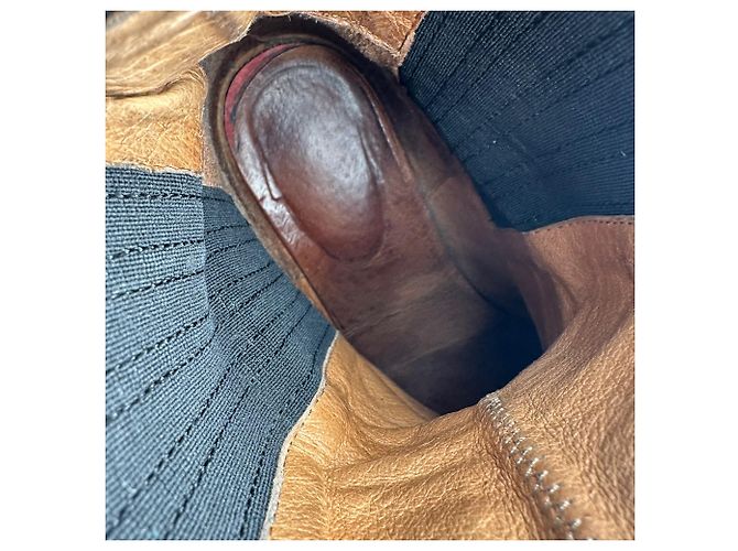 Botines Western Ganni con efecto cocodrilo en piel negra - vista 9