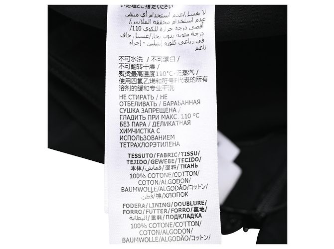 Abito corto plissettato Alexander Mcqueen in cotone nero - vista 7