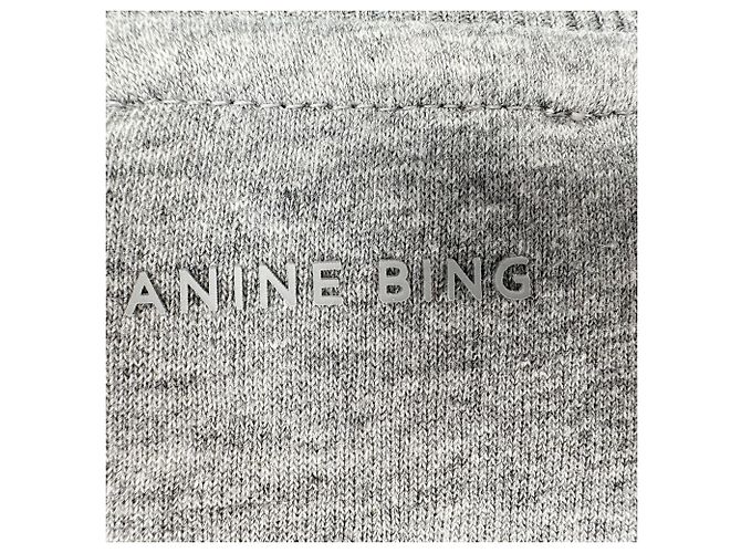 Sweatshirt Anine Bing Spencer em algodão cinzento - vista 2