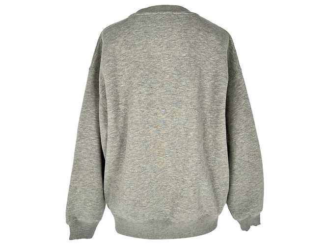 Sweatshirt Anine Bing Spencer em algodão cinzento - vista 4