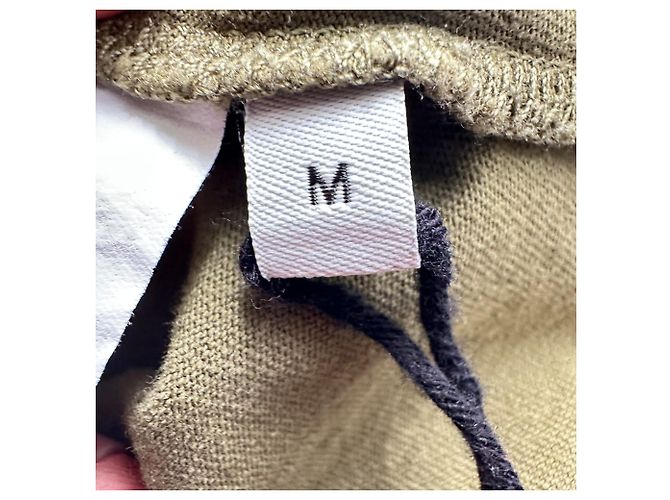 Loewe Rundhals T-Shirt mit kurzen Ärmeln aus Baumwolle in Olivgrün - Ansicht 5