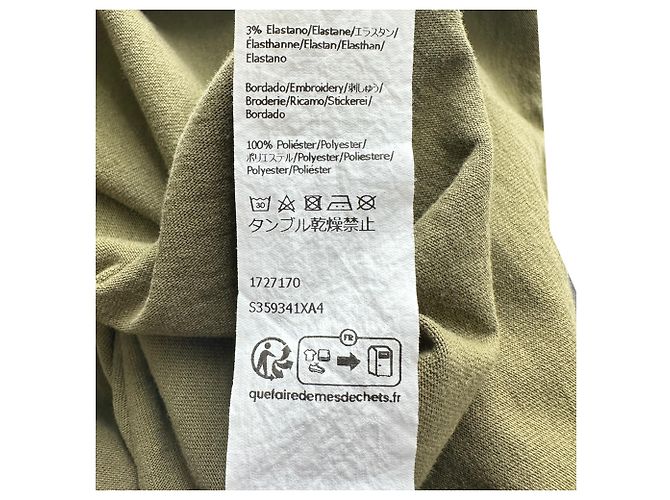 Loewe Rundhals T-Shirt mit kurzen Ärmeln aus Baumwolle in Olivgrün - Ansicht 7