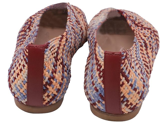 Autre Marque Andrea Gomez Dalia gewebte Ballerinas aus multicoloured Canvas - Ansicht 5