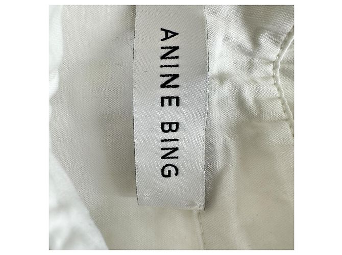 Camisa Anine Bing Travis en algodón marfil - vista 5