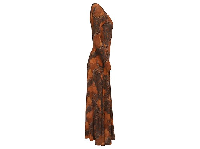 Abito maxi in jersey stampato Amari Ulla Johnson in rayon multicolore - vista 3