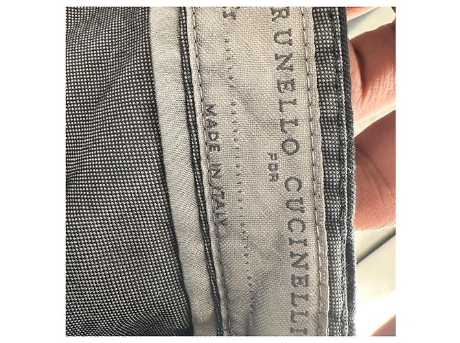 Pantaloni Brunello Cucinelli in cotone nero - vista 13