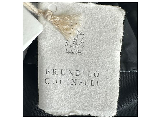 Pantaloni Brunello Cucinelli in cotone nero - vista 6