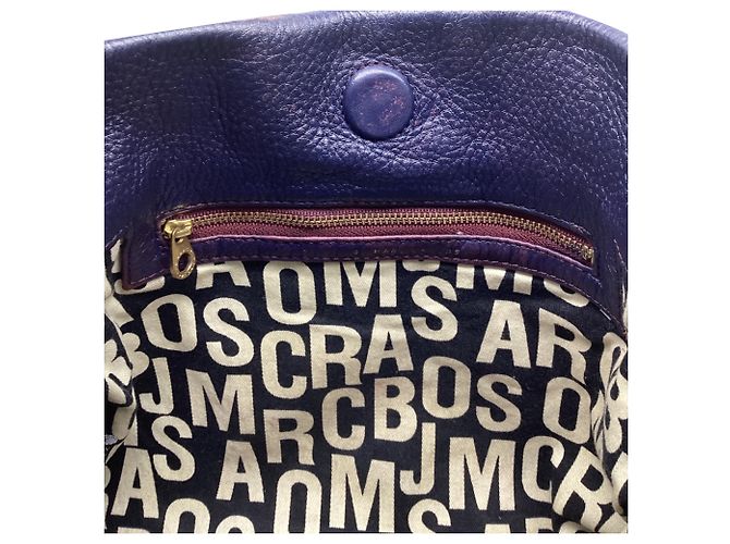 Borsa Hobo Marc By Marc Jacobs Classic Q Hillier in pelle blu navy - vista 10
