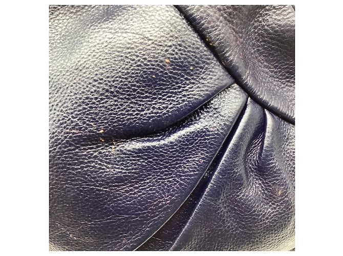 Borsa Hobo Marc By Marc Jacobs Classic Q Hillier in pelle blu navy - vista 12