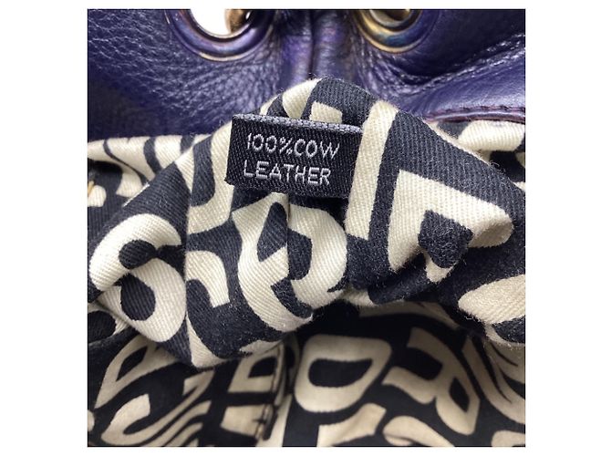 Borsa Hobo Marc By Marc Jacobs Classic Q Hillier in pelle blu navy - vista 9
