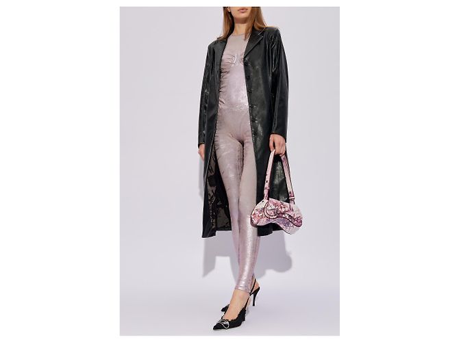 Jeans Diesel D-AMBER-FSE viola in cotone - vista 2