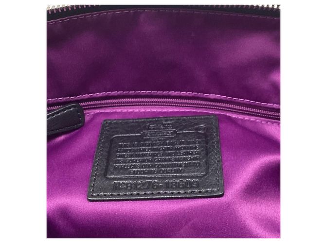 Coach Madison Sophia 2-Way Handbag in Black Leather - view 10